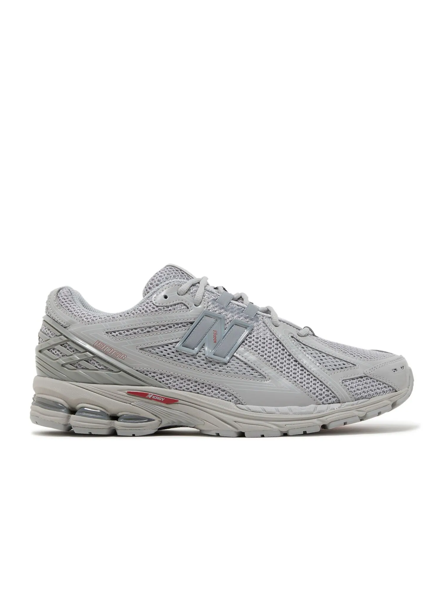 Кроссовки New Balance 1906R 'Grey Deep Red' — изображение 1 из 4, серый