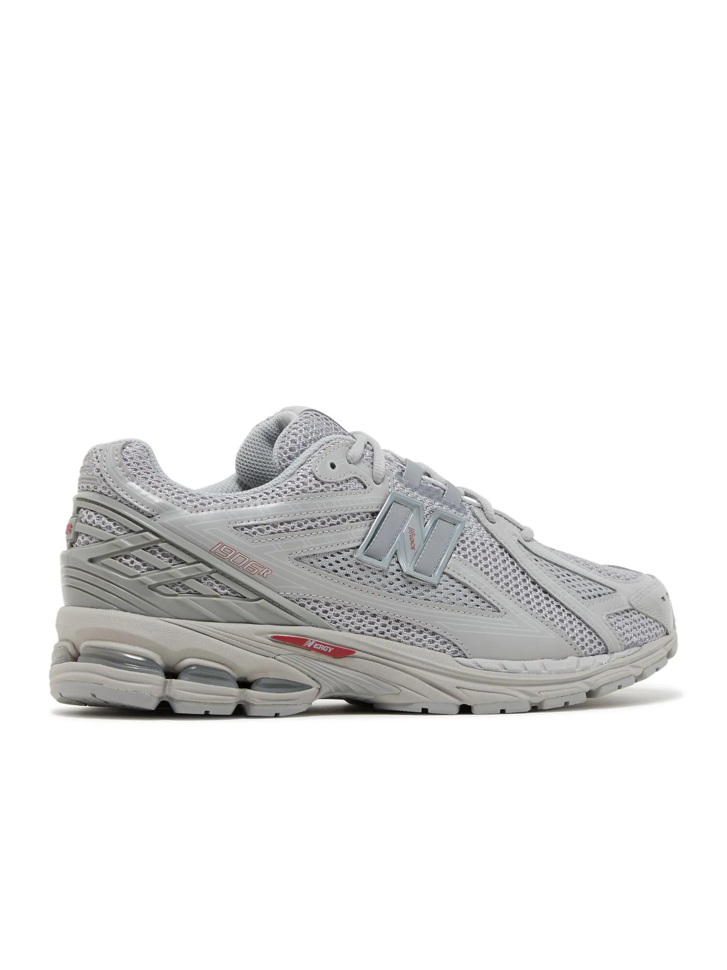 Кроссовки New Balance 1906R 'Grey Deep Red' — изображение 3 из 4, серый