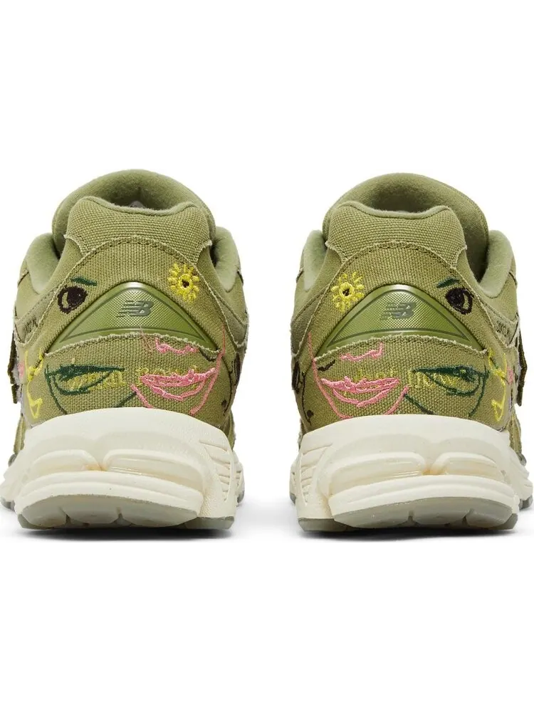 Кроссовки New Balance Bryant Giles x 2002R 'What Now?' — изображение 6 из 10, зеленый