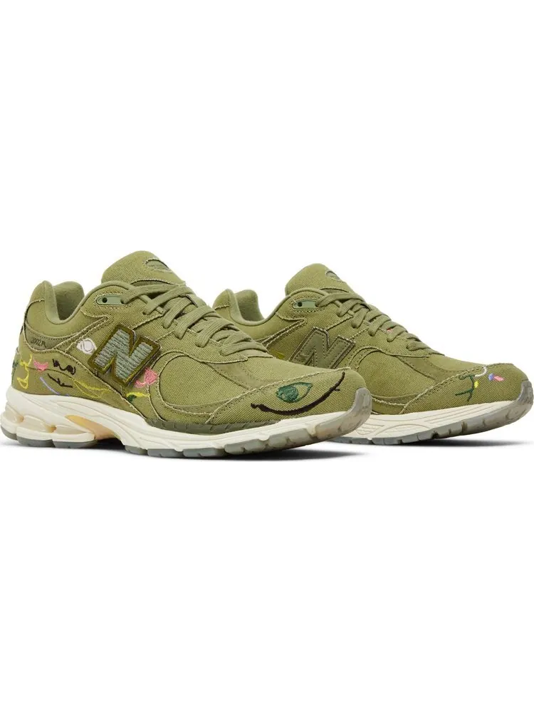 Кроссовки New Balance Bryant Giles x 2002R 'What Now?' — изображение 8 из 10, зеленый