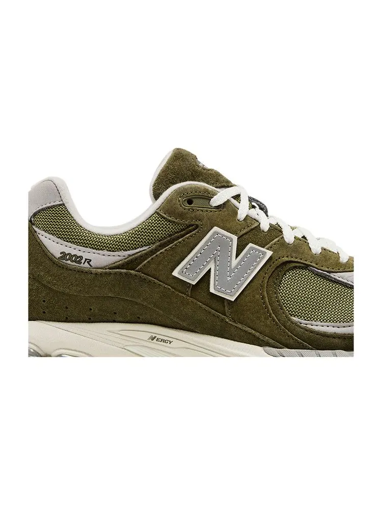 Кроссовки New Balance 2002R 'Green' Footlocker Exclusive — изображение 3 из 9, зеленый/белый