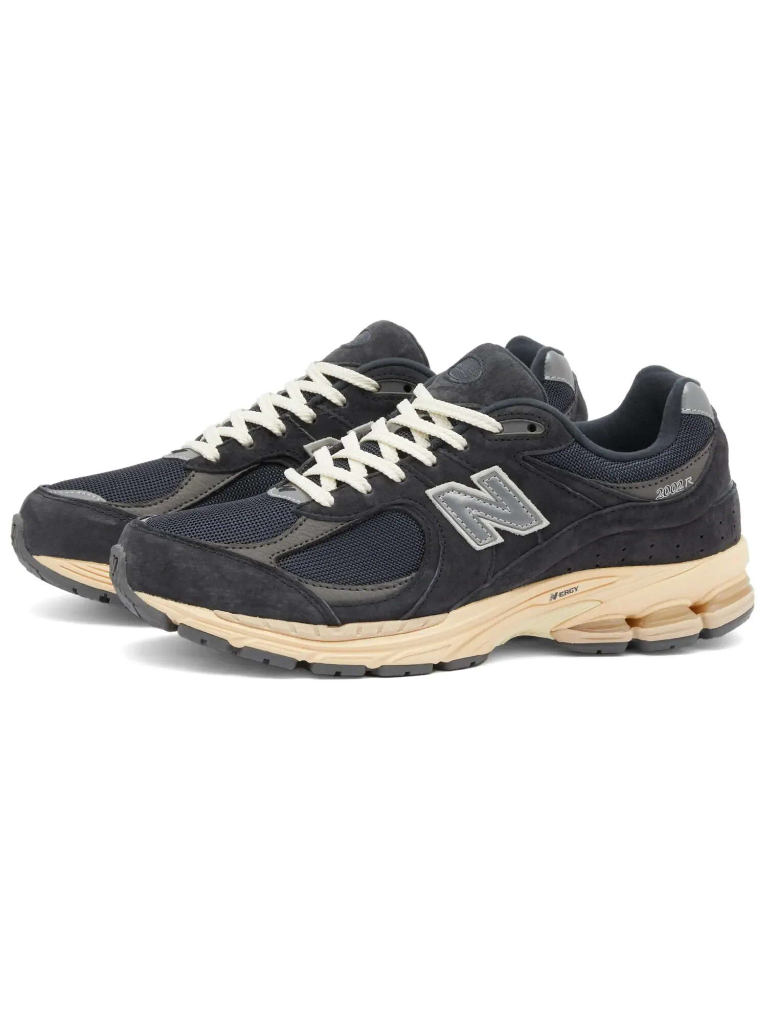 Кроссовки New Balance 2002R — изображение 2 из 5, черный/бежевый