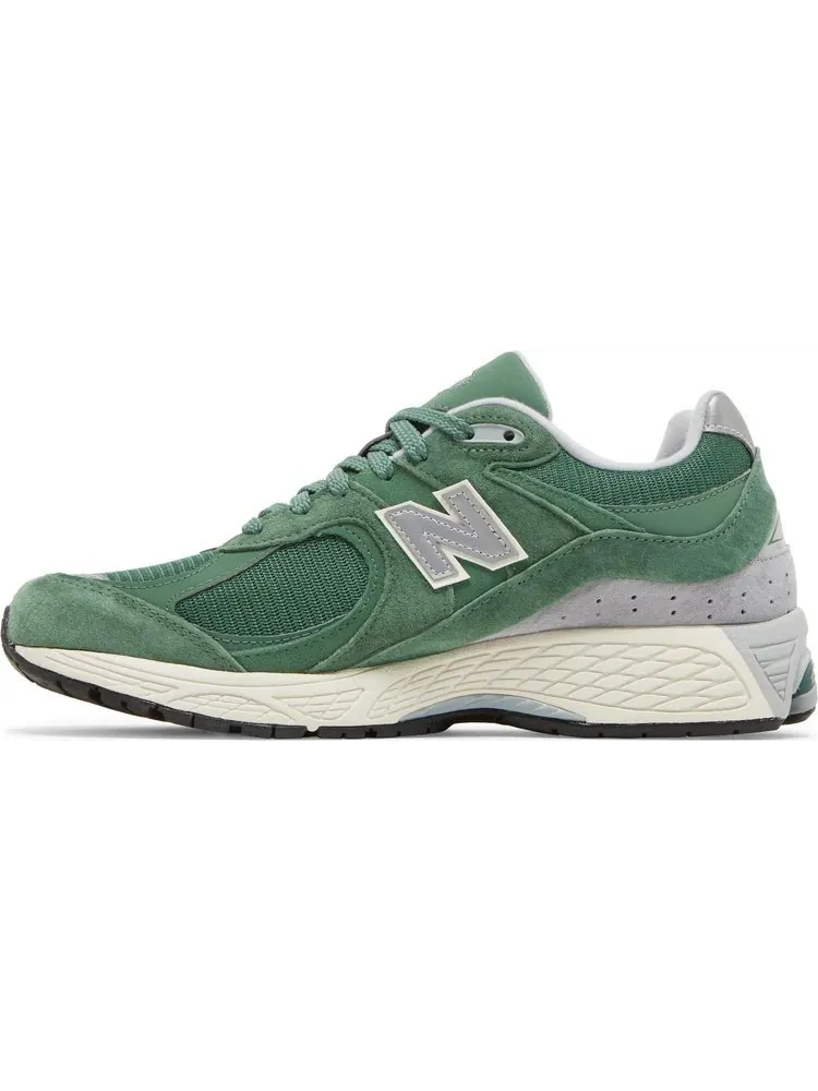 Кроссовки New Balance 2002R 'Jade Silver Metallic' — изображение 3 из 8, зеленый