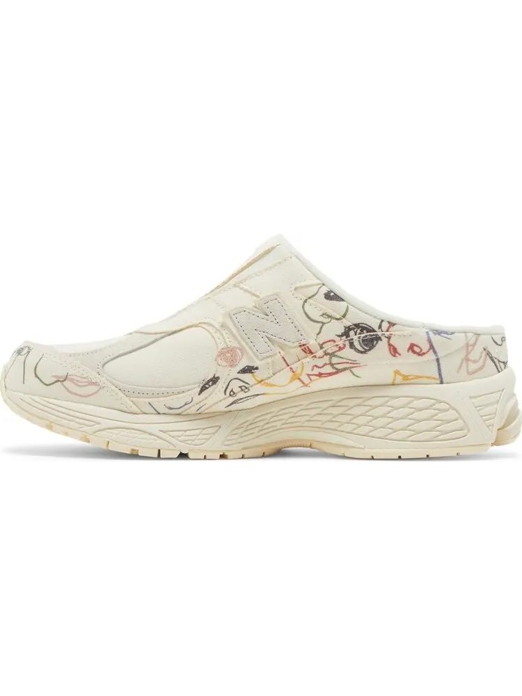 Кроссовки New Balance Bryant Giles x 2002R Mule 'The Artist’s Shoe' — изображение 3 из 8, белый