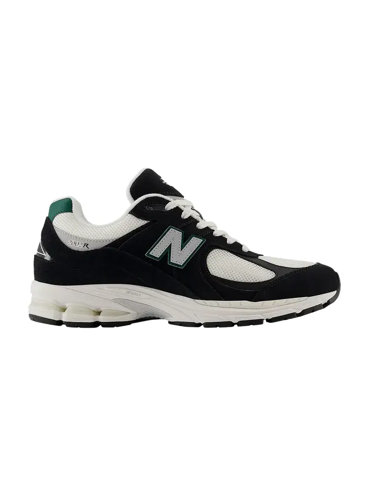 Кроссовки New Balance 2002R 'Black Marsh Green' — изображение 1 из 1, черный/зеленый