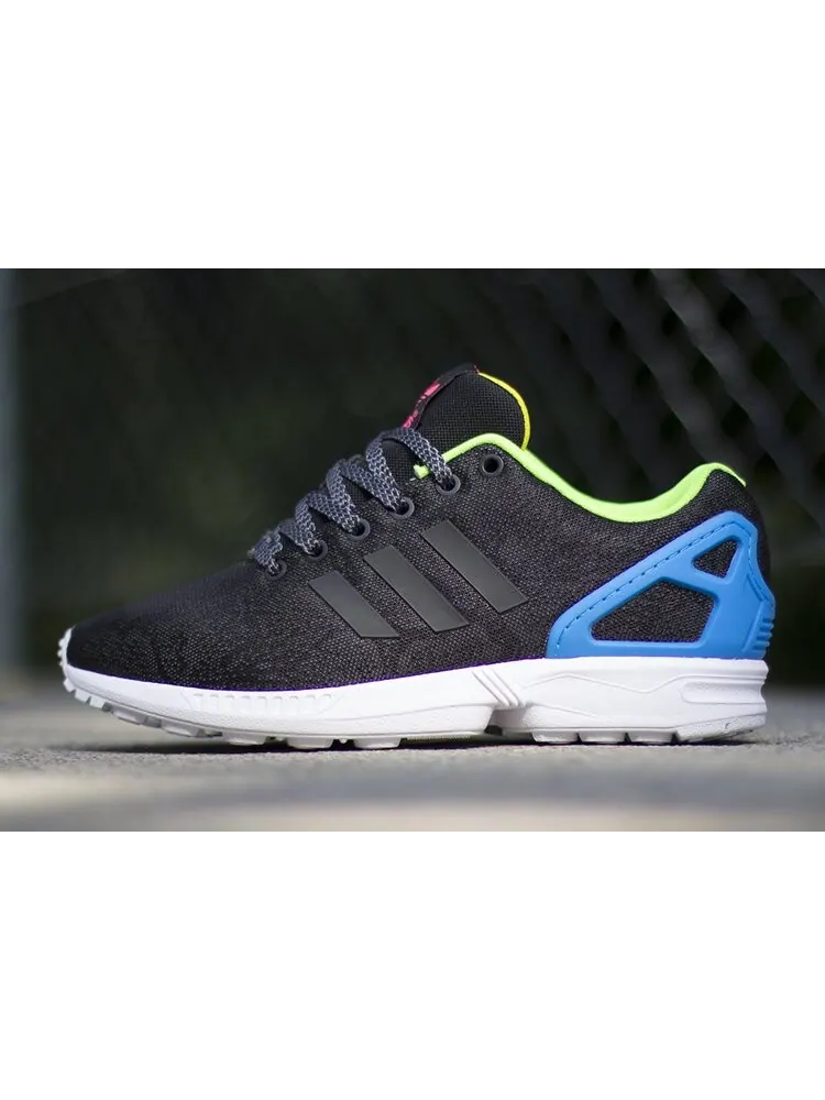 Кроссовки Adidas ZX Flux 'Reflective Snake' — изображение 2 из 4, черный