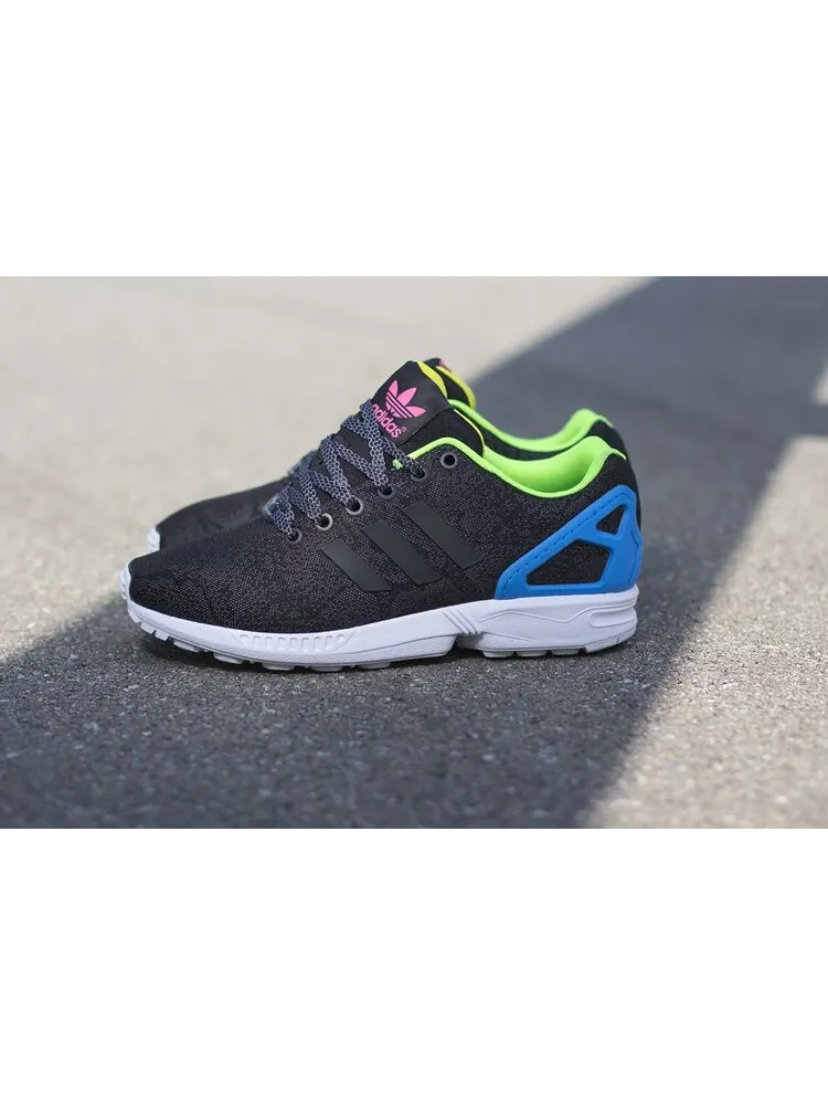 Кроссовки Adidas ZX Flux 'Reflective Snake' — изображение 3 из 4, черный