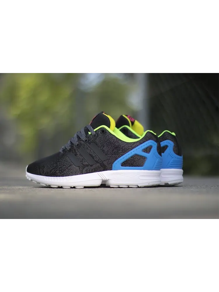 Кроссовки Adidas ZX Flux 'Reflective Snake' — изображение 4 из 4, черный