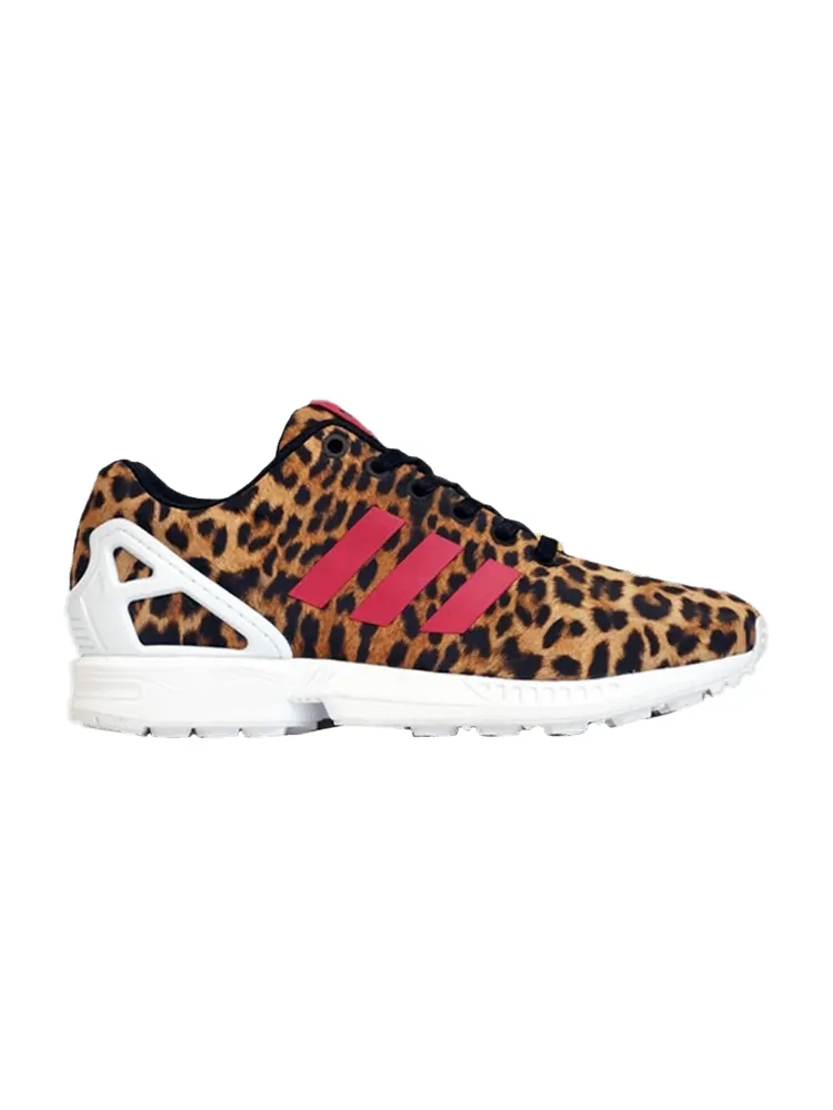 Кроссовки adidas ZX Flux 'Leopard' — изображение 1 из 1, черный//белый