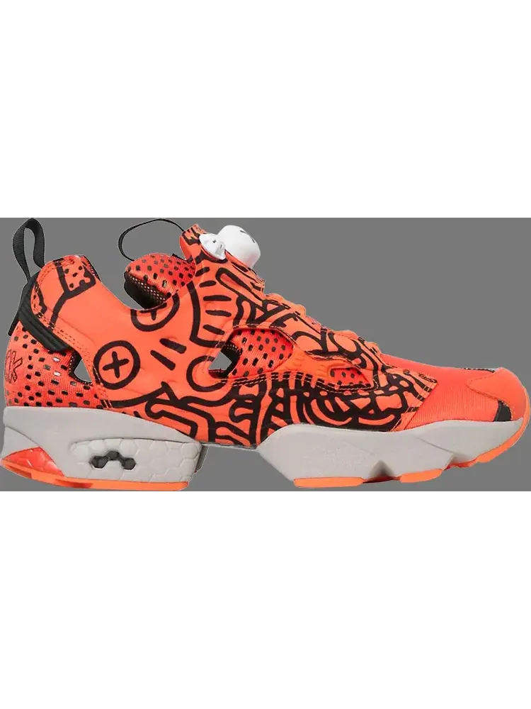Кроссовки keith haring x instapump fury 'orange black Reebok, апельсин — изображение 1 из 1, оранжевый