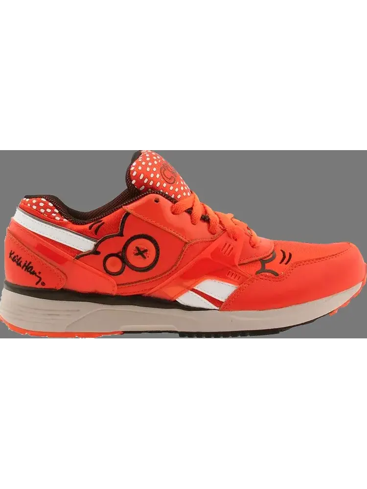 Кроссовки keith haring x pump running dual Reebok, апельсин — изображение 1 из 1, оранжевый