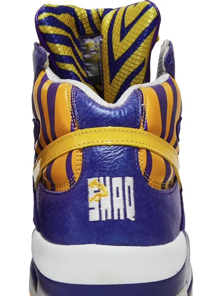 Кроссовки shaq attaq retro 'lsu' Reebok — изображение 7 из 8, фиолетовый