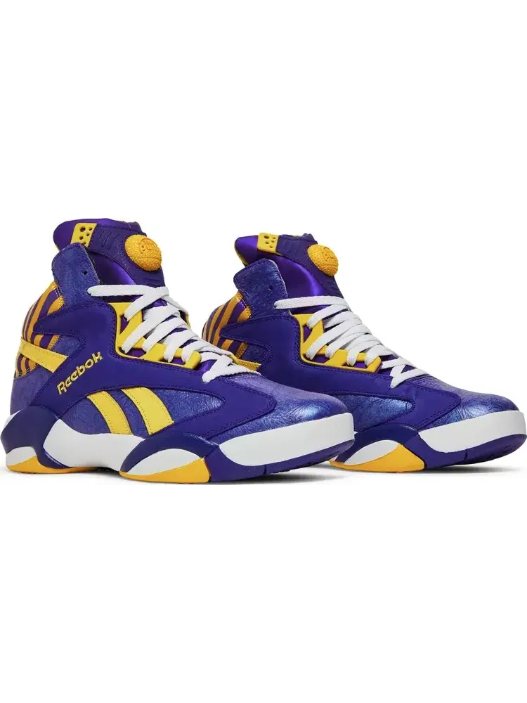 Кроссовки shaq attaq retro 'lsu' Reebok — изображение 8 из 8, фиолетовый