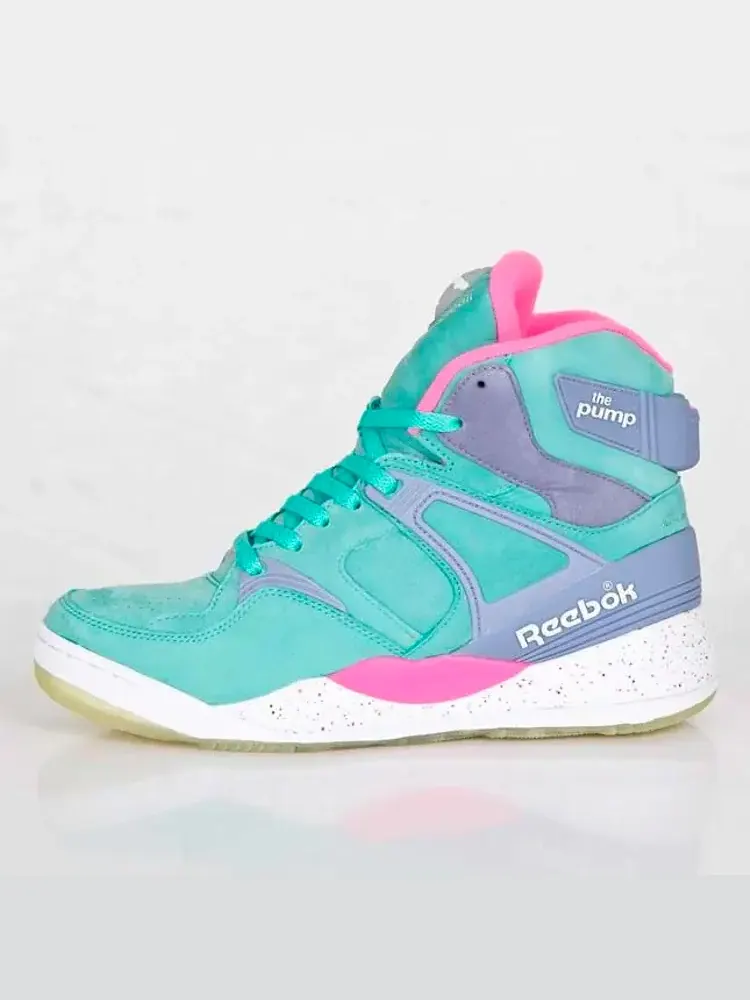 Кроссовки mita sneakers x the pump Reebok, чирок — изображение 3 из 4, бирюзовый