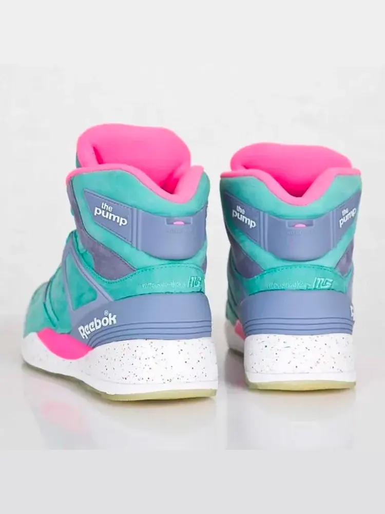 Кроссовки mita sneakers x the pump Reebok, чирок — изображение 4 из 4, бирюзовый