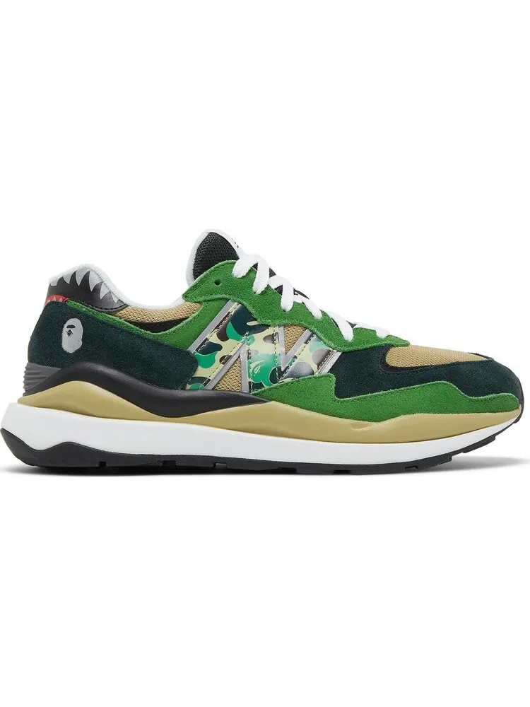 Кроссовки New Balance BAPE x 57/40 'Green' — изображение 1 из 8, зеленый