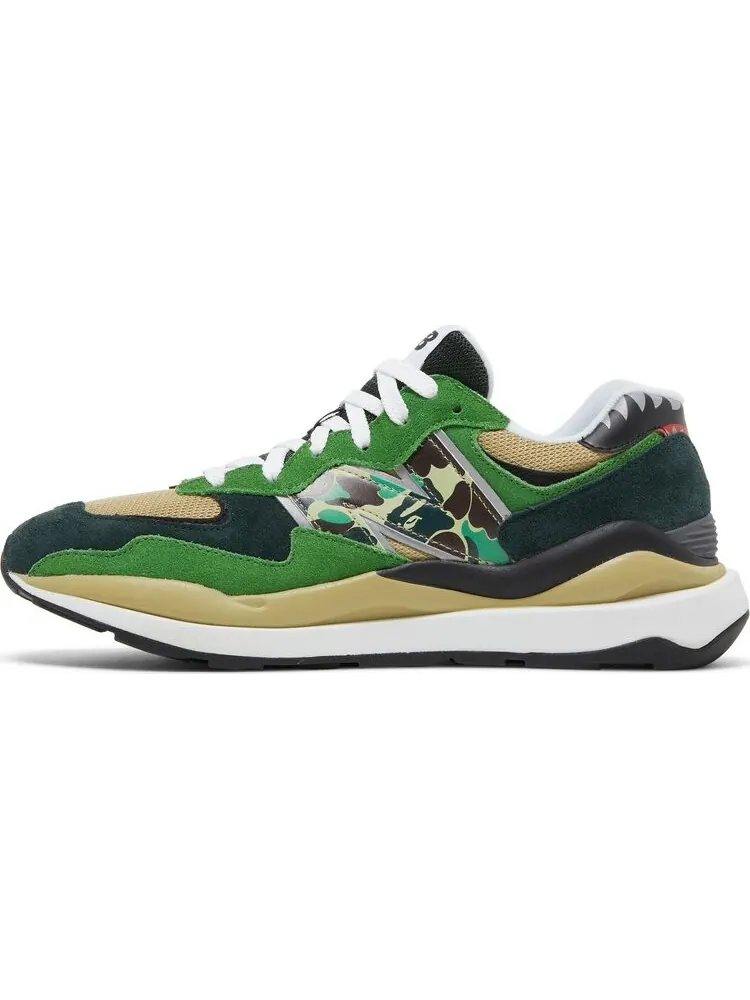 Кроссовки New Balance BAPE x 57/40 'Green' — изображение 3 из 8, зеленый