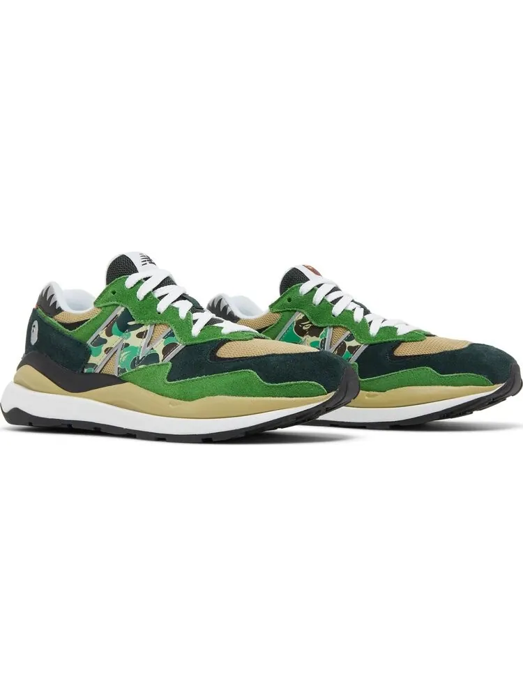 Кроссовки New Balance BAPE x 57/40 'Green' — изображение 8 из 8, зеленый