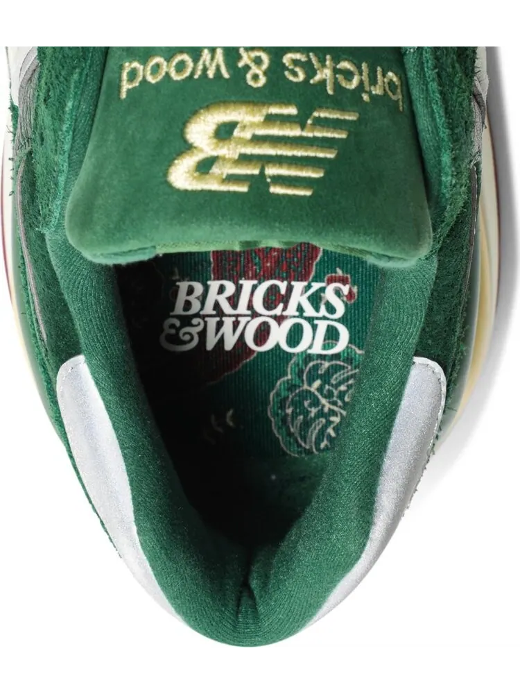 Кроссовки New Balance Bricks & Wood x 57/40 — изображение 10 из 10, зеленый