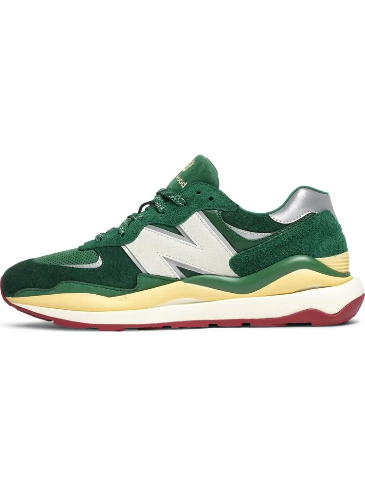 Кроссовки New Balance Bricks & Wood x 57/40 — изображение 3 из 10, зеленый