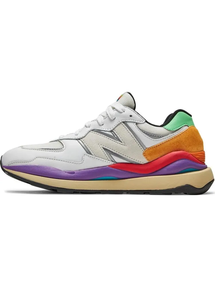 Кроссовки New Balance 57/40 'Munsell White Vivid Cactus' — изображение 3 из 8, белый
