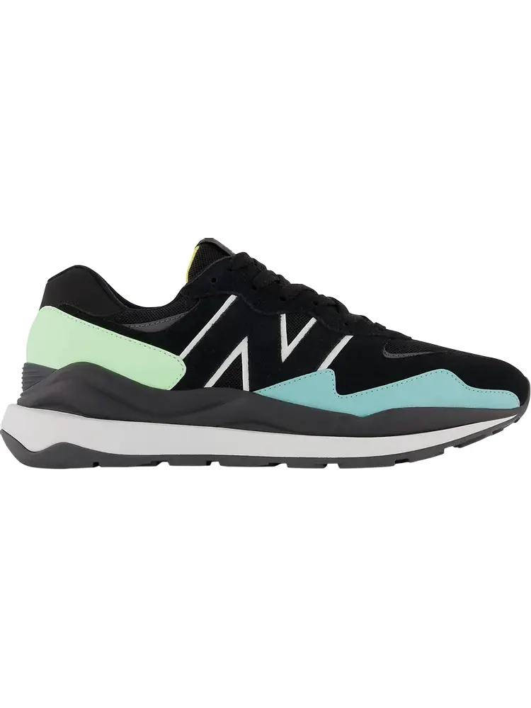 Кроссовки New Balance 57/40 'Black Vibrant Spring Glow' — изображение 1 из 1, черный