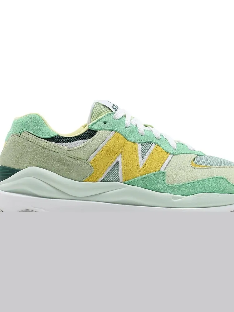 Кроссовки New Balance STAUD x 57/40 'Agave Green' — изображение 2 из 8, зеленый
