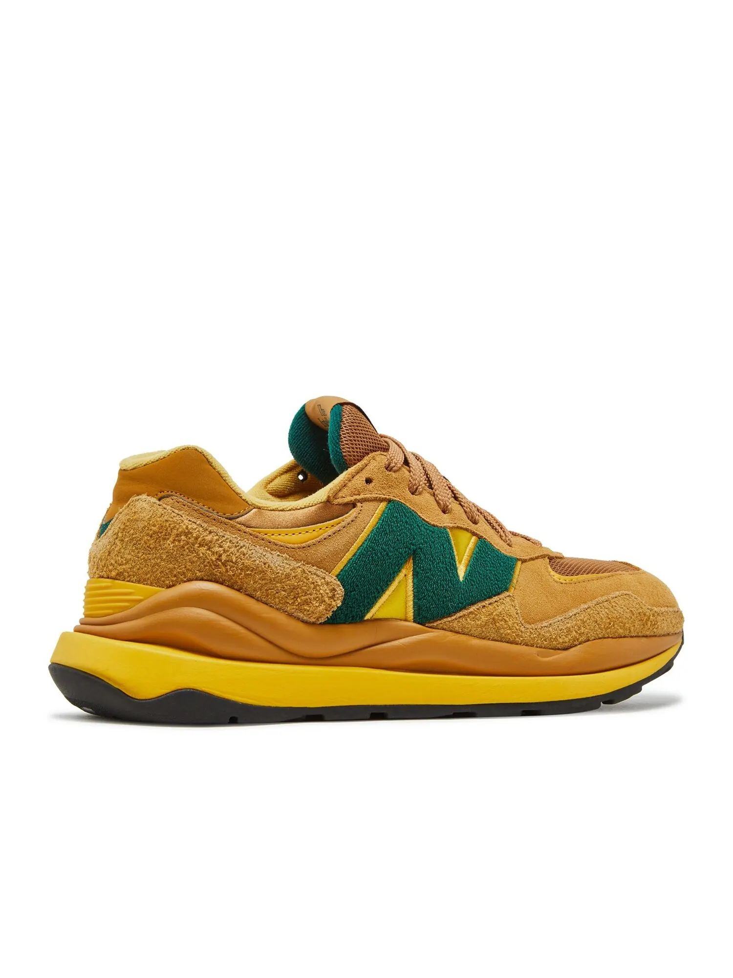 Кроссовки New Balance 57/40 'Sage Bleached Lime Glow' — изображение 3 из 4, коричневый