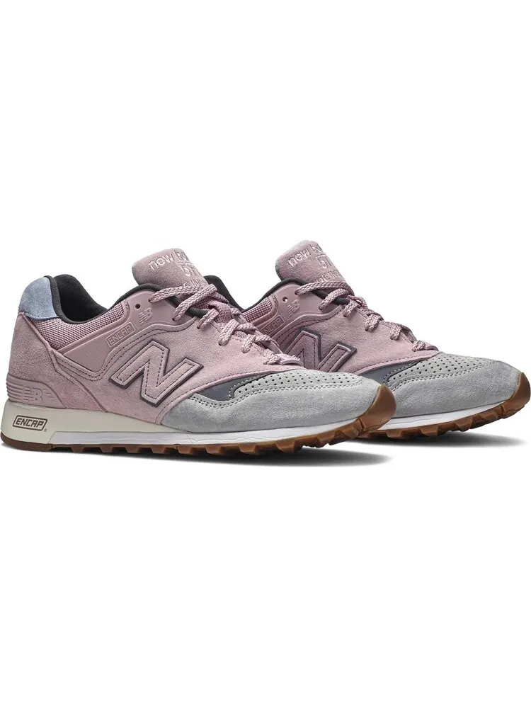 Кроссовки New Balance Highsnobiety x 577 'Ulam Spiral' — изображение 8 из 8, розовый