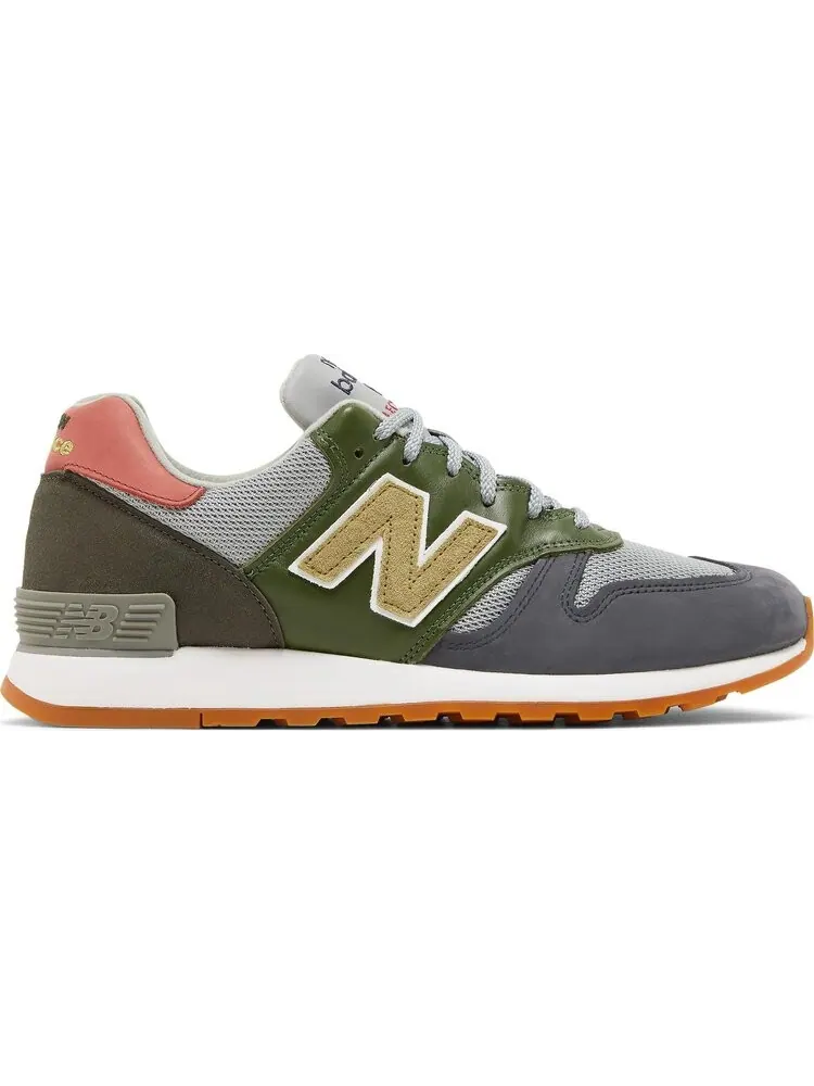 Кроссовки New Balance 670 Made in England 'Green Grey' — изображение 1 из 8, зеленый
