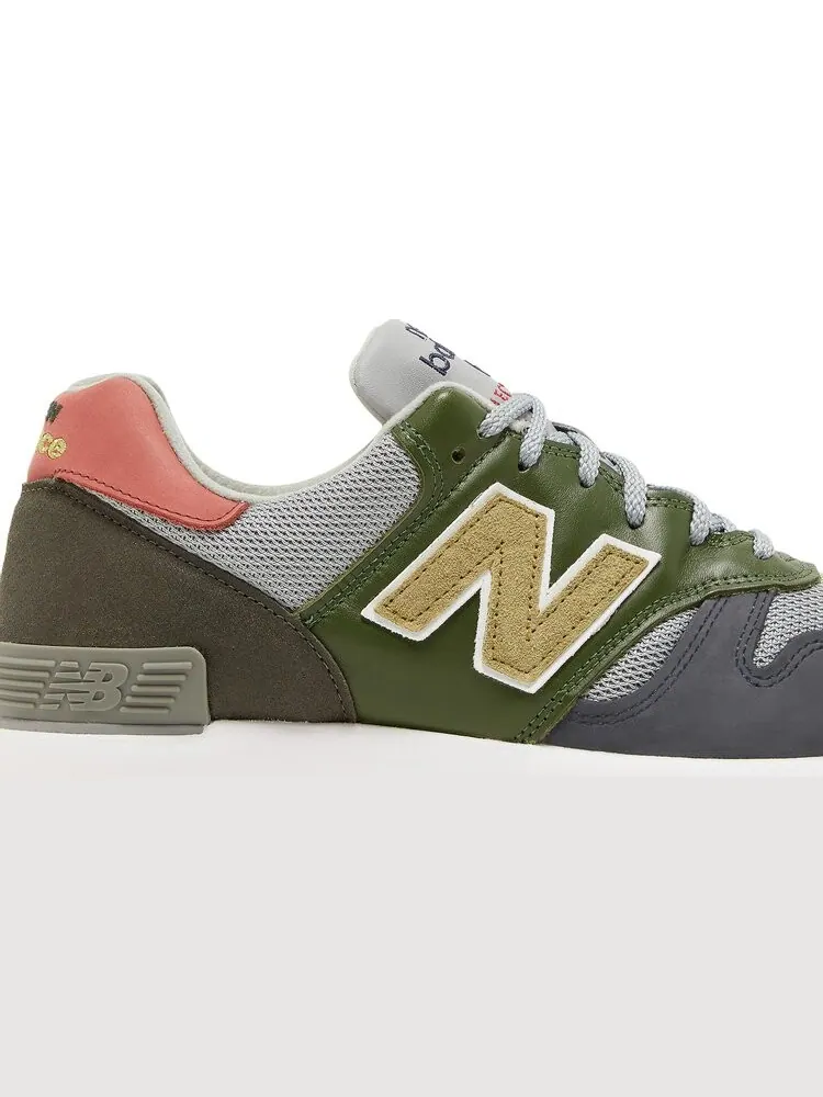Кроссовки New Balance 670 Made in England 'Green Grey' — изображение 2 из 8, зеленый