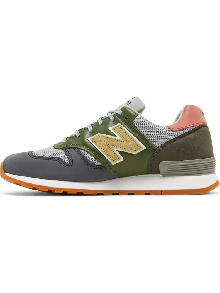 Кроссовки New Balance 670 Made in England 'Green Grey' — изображение 3 из 8, зеленый