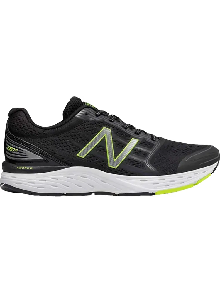 Кроссовки New Balance 680v5 4E Wide 'Black Hi-Lite' — изображение 1 из 1, черный