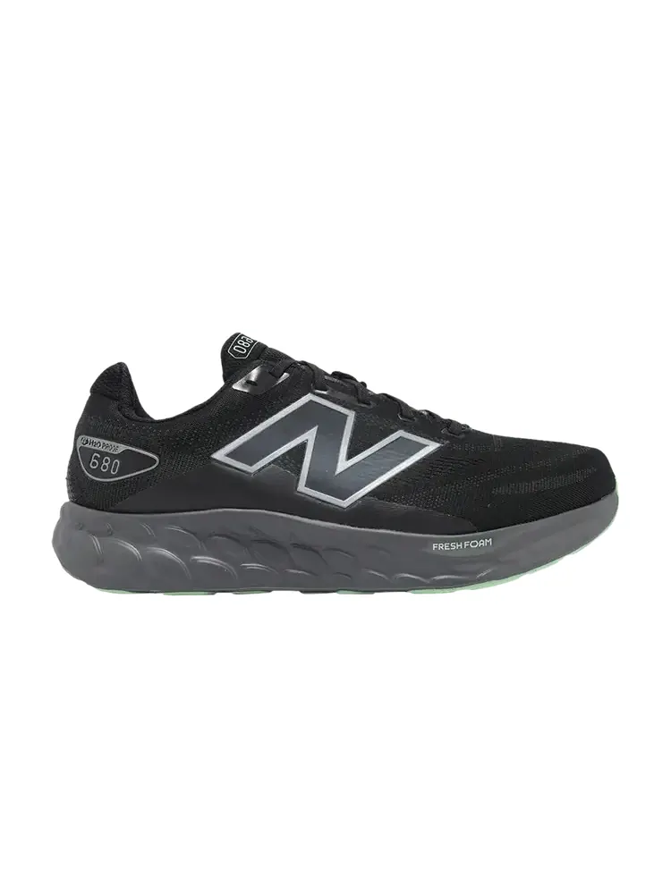 Кроссовки New Balance Fresh Foam 680 V8 2E Wide — изображение 1 из 1, черный зеленый