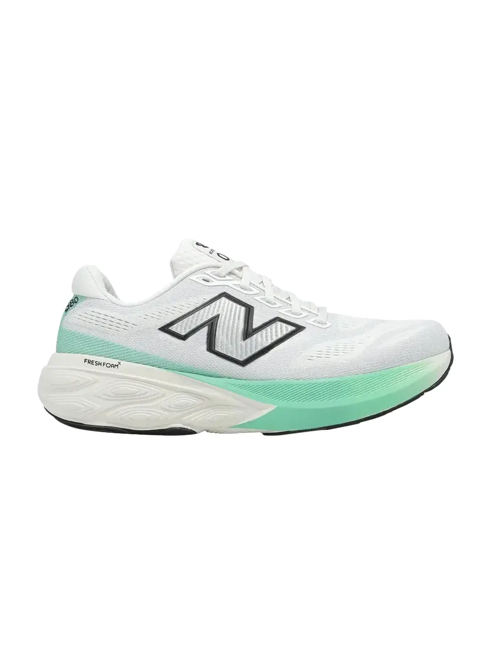 Кроссовки New Balance Fresh Foam X 880 V15 2E Wide — изображение 1 из 1, белый/черный