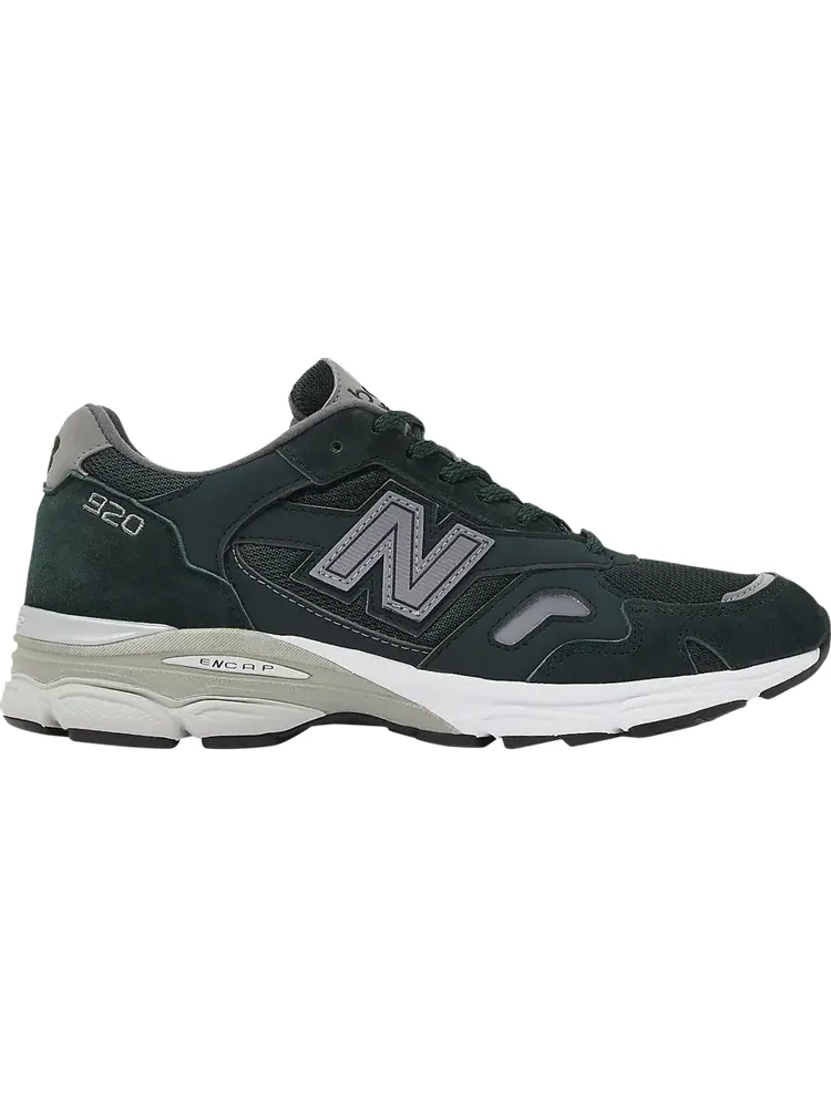 Кроссовки New Balance 920 Made in England 'Green Grey' — изображение 1 из 1, зеленый