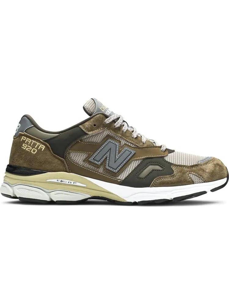 Кроссовки New Balance Patta x 920 Made In England 'Patta Green' — изображение 1 из 8, коричневый