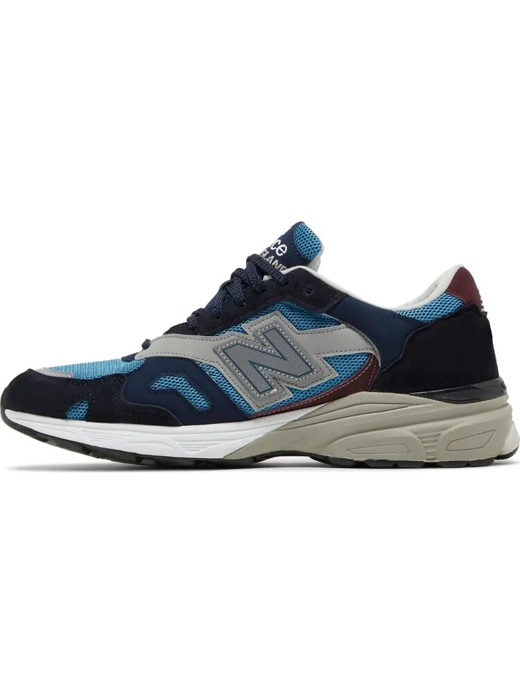Кроссовки New Balance 920 Made In England 'Navy Burgundy' — изображение 3 из 8, синий