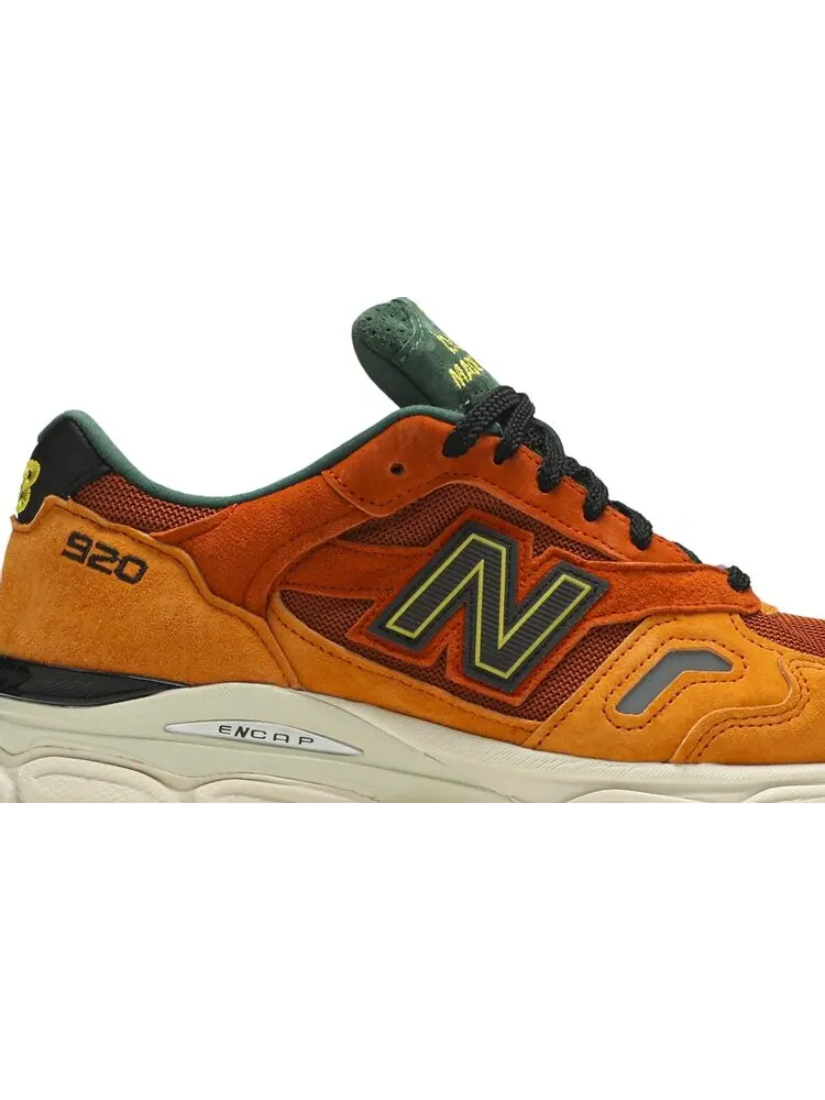 Кроссовки New Balance Sneakersnstuff x 920 Made in England 'SNS Sports World' — изображение 2 из 8, оранжевый