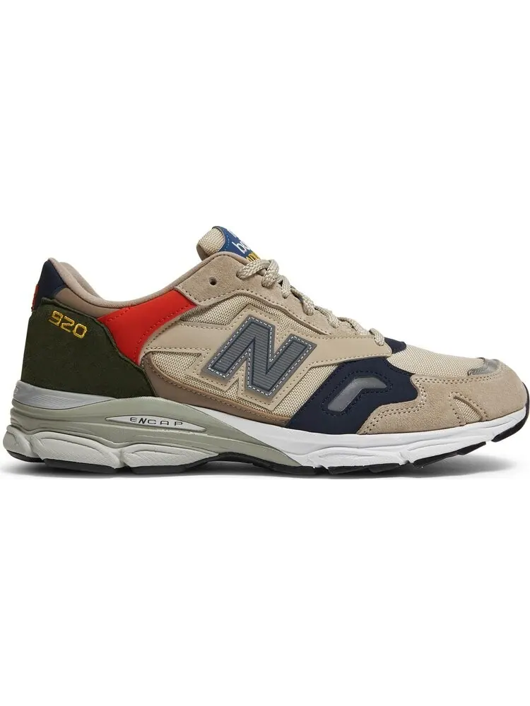 Кроссовки New Balance 920 Made in England 'Sand Dark Green' — изображение 1 из 8, загар