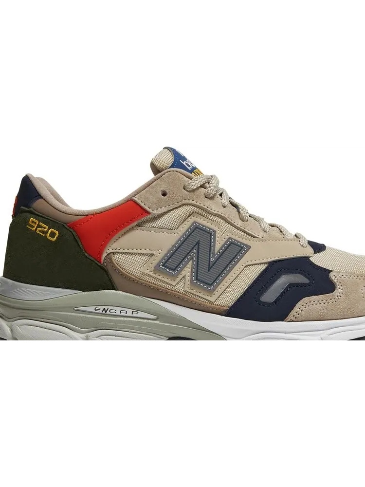 Кроссовки New Balance 920 Made in England 'Sand Dark Green' — изображение 2 из 8, загар