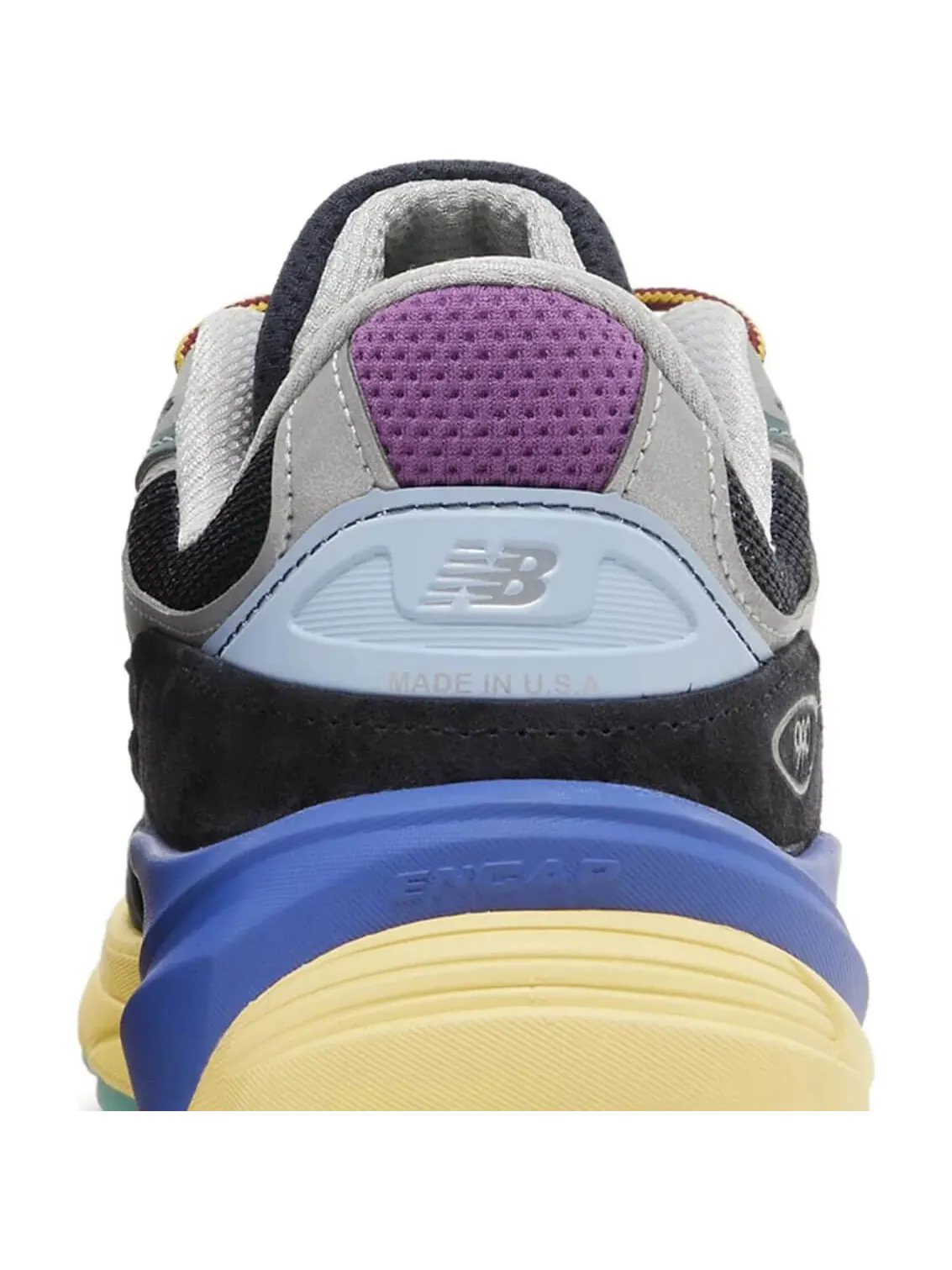 Кроссовки New Balance Action Bronson x 990v6 Made in USA Lapis Lazuli — изображение 6 из 8, голубой/черный/бежевый