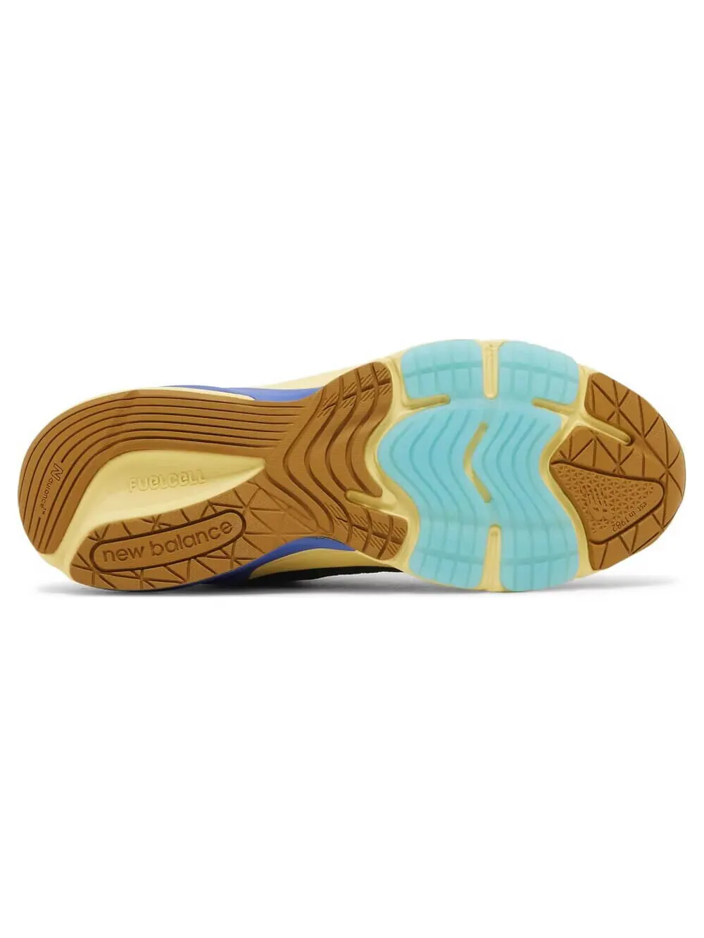 Кроссовки New Balance Action Bronson x 990v6 Made in USA Lapis Lazuli — изображение 7 из 8, голубой/черный/бежевый