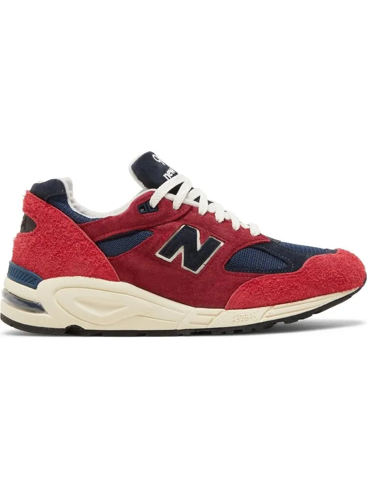 Кроссовки New Balance Teddy Santis x 990v2 Made in USA 'Chrysanthemum' — изображение 1 из 8, красный