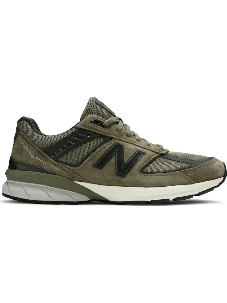 Кроссовки New Balance 990v5 Made In USA 'Covert Green' — изображение 1 из 7, зеленый