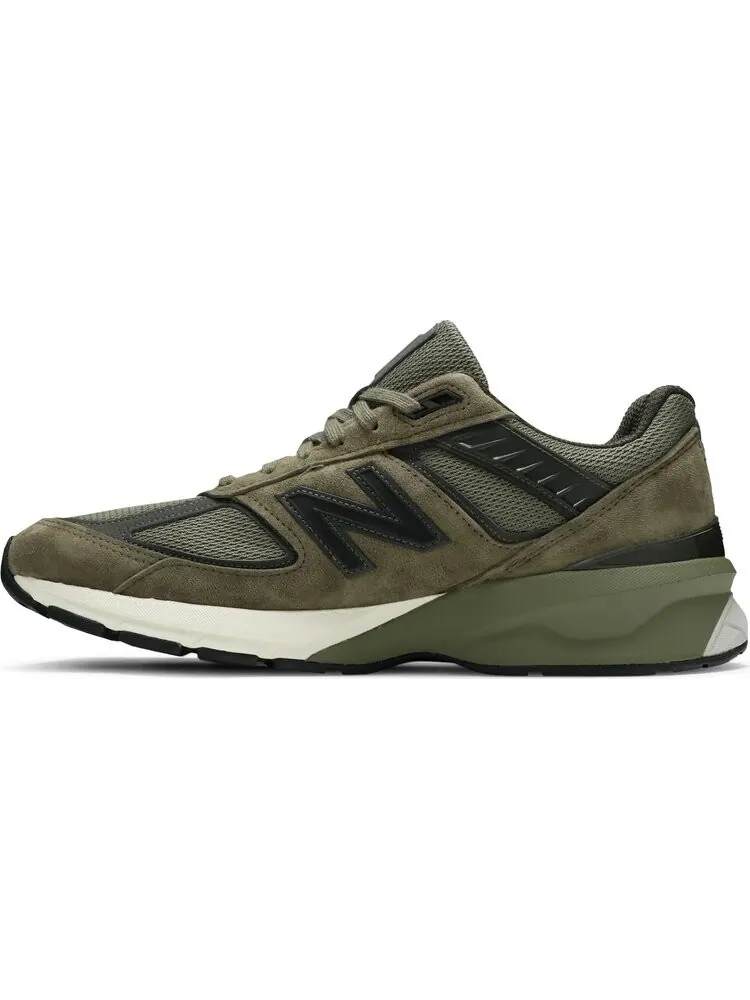 Кроссовки New Balance 990v5 Made In USA 'Covert Green' — изображение 3 из 7, зеленый