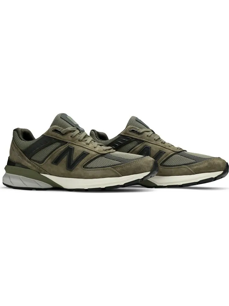 Кроссовки New Balance 990v5 Made In USA 'Covert Green' — изображение 7 из 7, зеленый