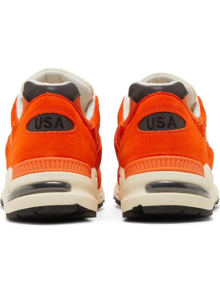 Кроссовки New Balance Teddy Santis x 990v2 Made in USA 'Marigold' — изображение 6 из 8, оранжевый