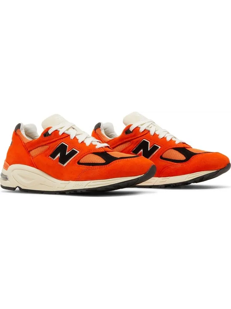 Кроссовки New Balance Teddy Santis x 990v2 Made in USA 'Marigold' — изображение 8 из 8, оранжевый