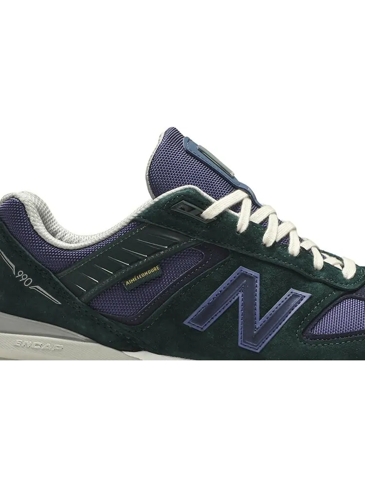 Кроссовки New Balance Aimé Leon Dore x 990v5 Made In USA 'Heritage Meets Contemporary' — изображение 2 из 8, зеленый